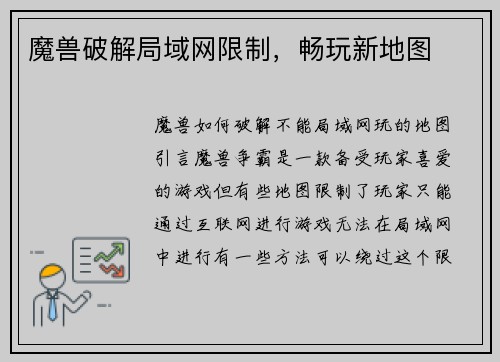 魔兽破解局域网限制，畅玩新地图